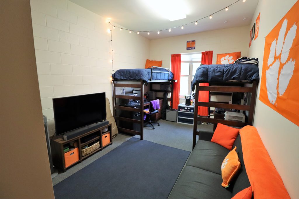 Mickel Hall Room with lofted beds